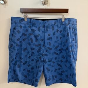 Nike Black and Blue Athletic Shorts